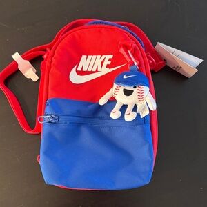 Nike Kids Red and Blue Lunch Bag